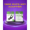 Yüksek Hızlı 1200 Mbps Çift Bant Usb Wifi Adaptör – Güçlü Sinyal, Geniş Uyumluluk