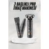 Yüksek Performanslı 3 Başlıklı Profesyonel Şarjlı Islak Ve Kuru Kullanıma Uygun