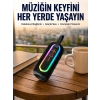 Yüksek Ses Kaliteli Kablosuz Hoparlör Led Işıklı Yeni Nesil