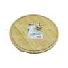 YUVARLAK DÖNER TABLALI AHŞAP BAMBU SUNUM TEPSİSİ TAHTASI =29.7CM - MİNİ SOFRA KANALLI KENAR (5263)
