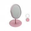 YUVARLAK- DÜZ KENAR 7 İNÇ LEDLİ - USB ŞARJLI MAKYAJ AYNASI 90°TAKILIKLI AYAKR.PLS 17.5CM (5263)