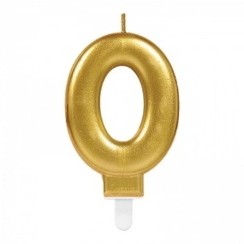 0 Rakam Mum Gold Renk (5263)