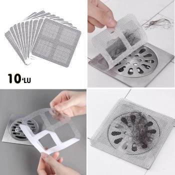 10'lu Banyo ve Mıutfak Lavabo Koku Önleyici ve Haşere Böcek Önleyici Gider Filtresi (5263)