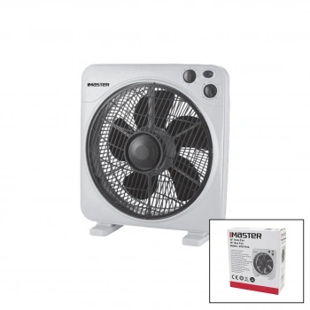 10 İNÇ  KUTU FAN  VANTİLATÖR  3 KADEME HIZ   6 PLASTİK KANAT 38W  60DK.ZAMAN AYARLI MTR-F610 (5263)
