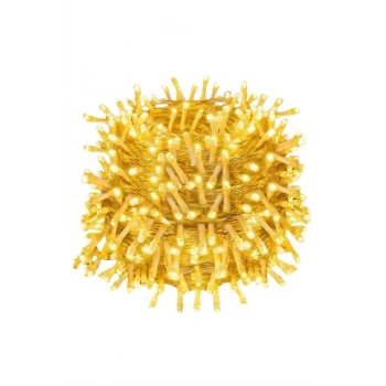 10 Metre Günışığı Led Işık Fişli Dekoratif Sarı Ton Aydınlatma 3 Modlu Led Şerit