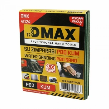 100 ADET P80 KUM - KAĞIT - SU ZIMPARASI - 230X280MM - KULLANIM= BOYA - METAL - AHŞAP - OTO (5263)