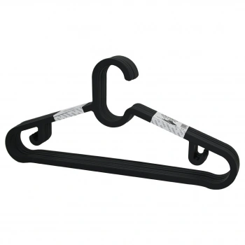 10PCS PLASTİK - ANTRASİT GRİ ELBİSE ASKISI (5263)