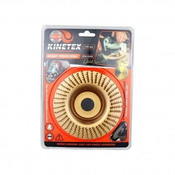115MM  AHŞAP DİSK EĞE TÖRPÜ GOLD (5263)