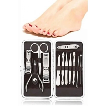 12 Parça El Ayak Temizleme Pense Kir Temizleme Atı Kaş Cımbızı