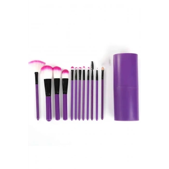 12 Parça Profesyonel Makyaj Fırça Seti