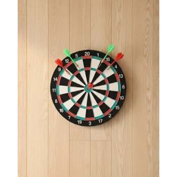 17 İnç Dart Tahtası Şık Tasarım Dayanıklı Yapı Ve Dart Oku Hediyeli