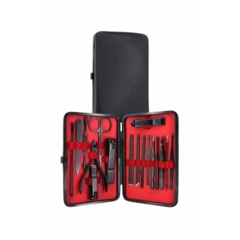 17 Parça Manikür Pedikür Seti El Ayak Bakım Seti Tırnak Makası Törpü