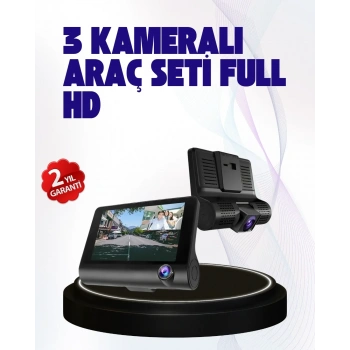 170° Geniş Açılı Araç Kamerası – 4.0” Ips Ekranlı Full Hd Dvr