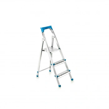 2+1BASAMAKLI METAL MERDİVEN Y: 60CM - 120KG.TAŞIMA KAPASİTESİ (5263)