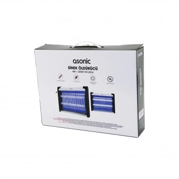 2 LEDLİ SİNEK ÖLDÜRÜCÜ CIZ MAKİNE 4W - 2000V 30M2 ETKİNLİK ALANI AS-A28 (5263)