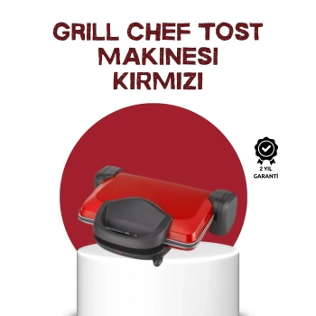 2000 Watt Tost Makinesi 6 Dilim Kapasiteli Döküm Plakalı Üç Kademeli Isı Ayarlı
