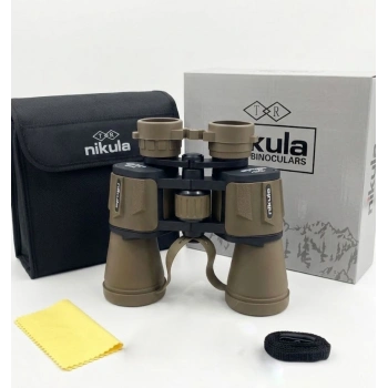 20×50 – Geniş Ön Mercekli – 1000m/56m El Dürbünü – Çöl Rengi