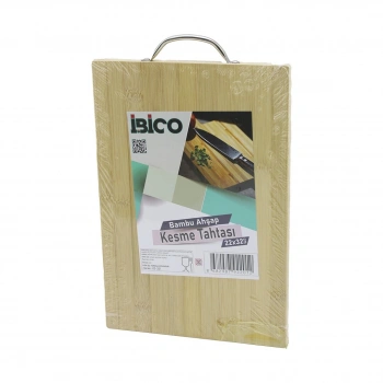 22X32 X 1.7CM LUX AHŞAP BAMBU KESİM PANOSU - KESME TAHTASI METAL KULPLU (5263)