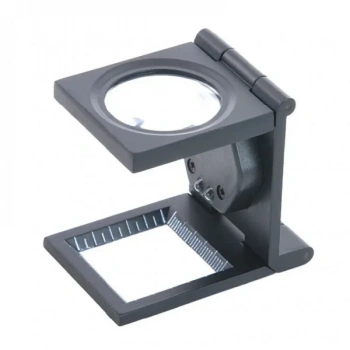 -25x25 Mm Full Çelik Kaplı Katlamalı Büyüteç Th-9005b