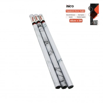 2MT X 60CM BEYAZ MERMER DESENLİ TEZGAH ÜSTÜ FOLYO STİCKER - DUVAR KAĞIT KENDİNDEN YAPIŞKANLI - EKO DEKORASYON - DAYANIKLI (5263)
