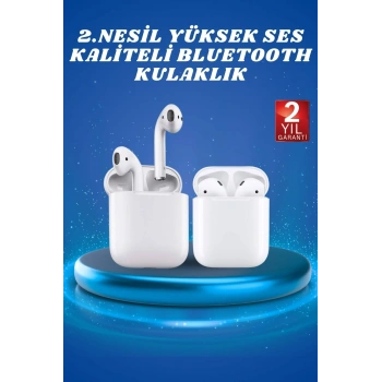2.nesil Yeni Model Tws Bluetooth Kulaklık Dokunmatik Kontrol Yüksek Ses Kaliteli