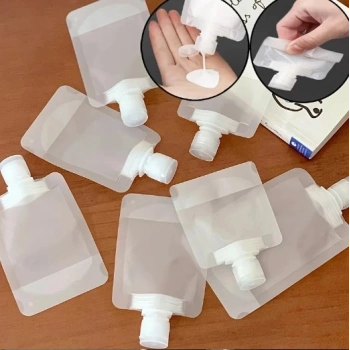 3 Adet 100ml Krem Şampuan Kabı Tekrar Kullanılabilir Set (5263)