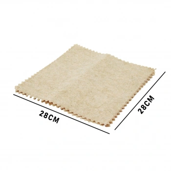 3 PCS 28X28CM YEŞİL LİF KABAK BİTİKİ ÜRETİMİ SAF DOĞAL TEMİZLİK BEZİ (5263)