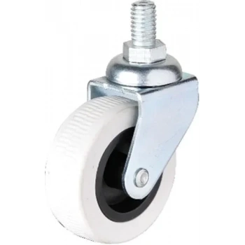 322 - 50x20 Mm Gri Vidalı Teker 4 Adet