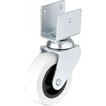 324 - 50x20 Mm Gri Kısa U Tablalı Teker 4 Adet