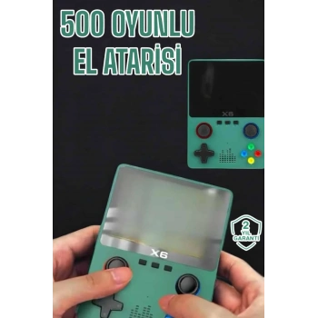 3.5 İnç Ekran 1000 Oyunlu Oyun Konsolu El Atarisi Miüzik Dinleme Ve Kitap Okuma