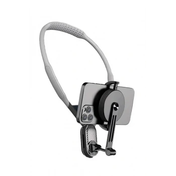 360 Derece Ayarlanabilir Boyun Askılı Manyetik Telefon Tutucu