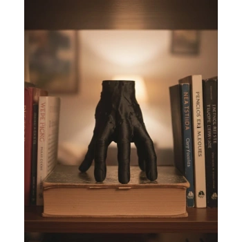 3d Siyah El Tasarım Dekor 27x22 Cm Büyük Boy Statement Obje