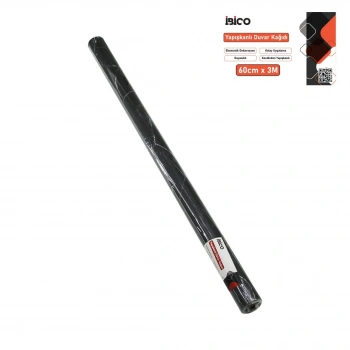 3MT X 60CM SİYAH MERMER DESENLİ TEZGAH ÜSTÜ FOLYO STİCKER - DUVAR KAĞIT KENDİNDEN YAPIŞKANLI - EKO DEKORASYON - DAYANIKLI (5263)