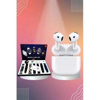 3.nesil Tws Bluetooth Kulaklık Bluetooth Bağlantılı Akıllı Saat Amoled Ekran Plastik Hasır Kordon