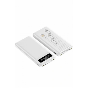 4 Çıkışlı 20.000 Mah Powerbank Uzun Pil Ömürlü Taşınabilir