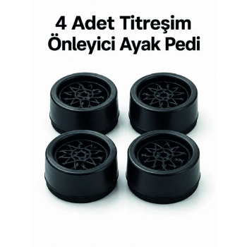 4lü Set Çamaşır Makinesi Titreşim Önleyici Ped