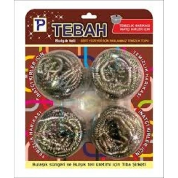 4 PARÇA  BULAŞIK TOP TELİ (5263)