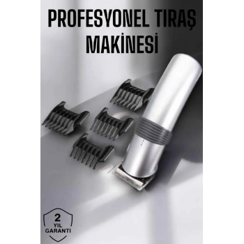 4 Taraklı Taşınabilir Profesyonel Saç Ve Sakal Kesme Tıraş Makinesi
