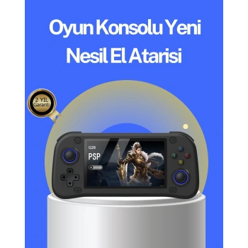 4.3” Hd Ekranlı El Konsolu 64gb Hafıza Kartı Ve 10000 Yüklü Oyun