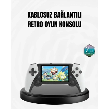 4.3 İnç Ekranlı Retro Oyun Konsolu – 64 Gb Hafızalı, Şarjlı Ve Multimedya Destekli