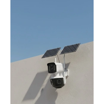 4g Destekli Çift Güneş Panelli Ip Kamera Gece Görüşlü Ve Sesli İletişimli