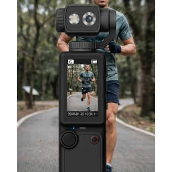 4k Aksiyon Ve Vlog Kamera 2.0 İnç Ips Ekran Otomatik Odaklama Ve Kompakt Tasarım