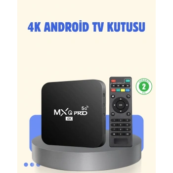 4k Android Tv Box – 2gb Ram 16gb Rom, Hızlı Wi-fi Bağlantılı Akıllı Medya Kutusu