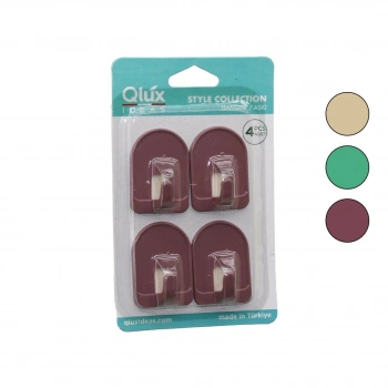 4PCS DOME ASKI NO-1 REKLİ PLASTİK YAPIŞKANLI MONTAJ (5263)