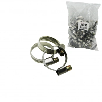 50 ADET 20-32MM METAL HORTUM KELEPÇE TORK AYARLI - AYARLANABİLİR KLİPS (5263)
