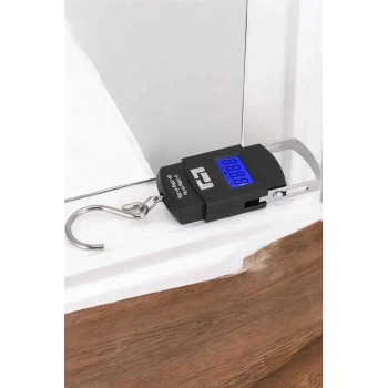 50 Kg El Kantarı Ağırlık Ölçer Dijital Ekranlı Kancalı Portatif