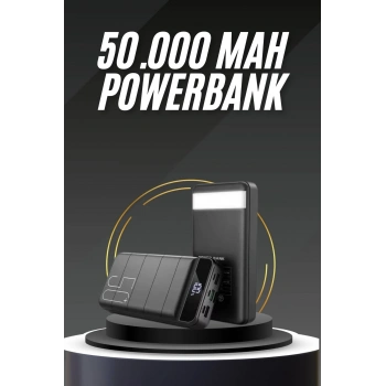 50.000 Mah Led Dijital Göstergeli Usb Çıkışı Powerbank