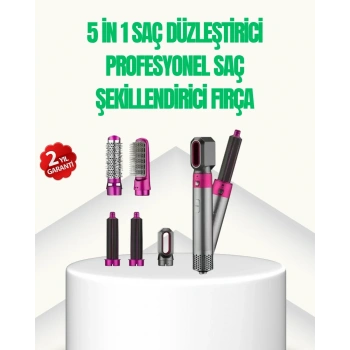 5’i 1 Arada Profesyonel Saç Şekillendirici Tek Cihazla Sınırsız Stil