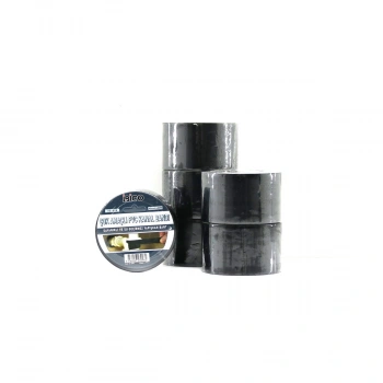 6 ADET 48MMX20MT SİYAH ÇOK AMAÇLI PVC KANAL BANDI BANT SU GEÇİRMEZ (5263)