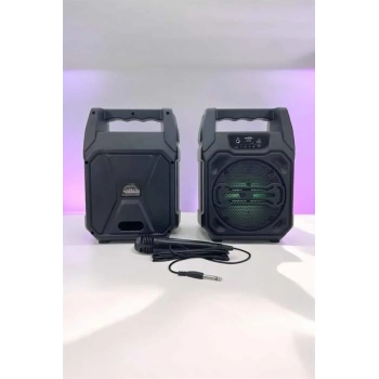 6.5 İnç Kablosuz Hoparlör Bluetooth Bağlantılı Yüksek Ses Kaliteli